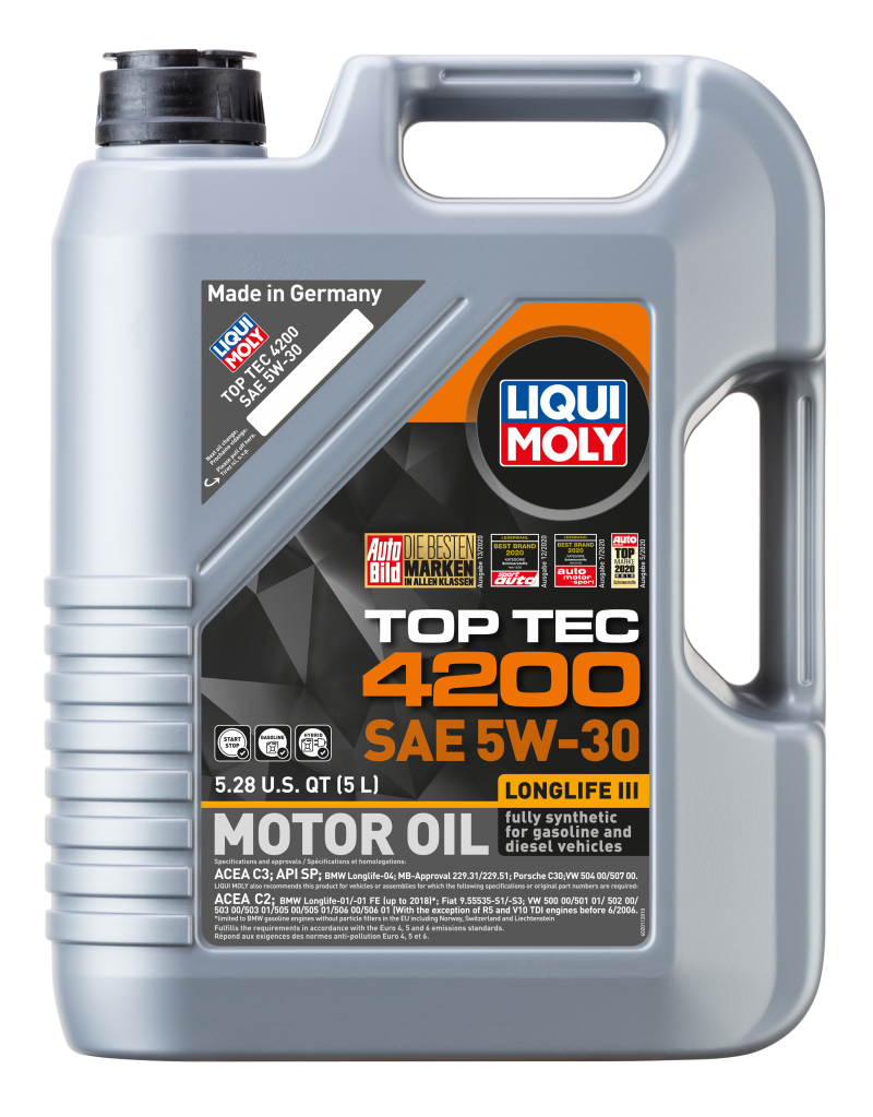 LIQUI MOLY 5L Top Tec 4200 Motor Oil 5W-30